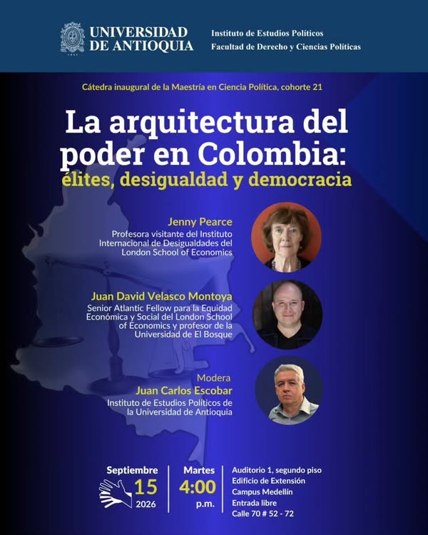 Pieza pública del encuentro La arquitectura del poder en Colombia