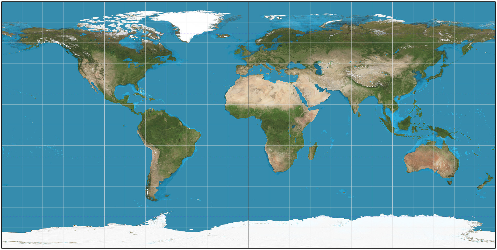Mapa geográfico del mundo
